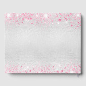 誕生日シルバーピンクの名前 ゲストブック (裏面)