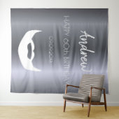 誕生日シルバーフォックスメンズギャーグレートレンディー タペストリー (インサイチュ(横))