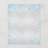 誕生日シルバーブルーグリッター予算 チラシ (裏面)