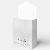 誕生日シルバーモノグラムダイヤモンド名 フェイバーボックス (オープン)