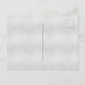 誕生日シルバー音楽ノート40th招待 インビテーションポストカード (裏面)