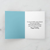 誕生日シーガルがアイスクリームコーンを持つ カード (内部)