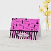 誕生日シークレットパル – クラシーレディ カード (黄色い花)