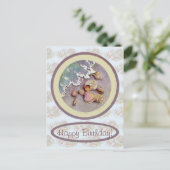 誕生日シーシェルズバイシャロンシャーペ ポストカード (スタンド正面)