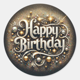 誕生日シール ラウンドシール