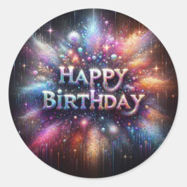 誕生日シール ラウンドシール