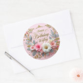 誕生日シール ラウンドシール (封筒)