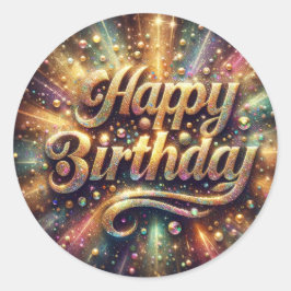 誕生日シール ラウンドシール