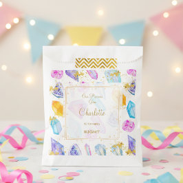 誕生日ジェムパーティークリスタルガールズウォーター色 フェイバーバッグ