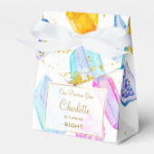 誕生日ジェムパーティークリスタルガールズウォーター色 フェイバーボックス (正面サイド)