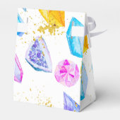 誕生日ジェムパーティークリスタルガールズウォーター色 フェイバーボックス (裏面サイド)