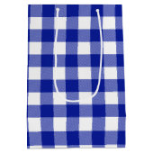 誕生日ジッパーオンバッファロープレイド ミディアムペーパーバッグ (裏面)