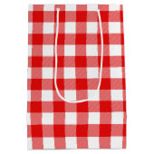 誕生日ジッパーオンバッファロープレイド ミディアムペーパーバッグ (裏面)