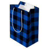 誕生日ジッパーオンバッファロープレイド ミディアムペーパーバッグ (裏面アングル)