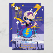 誕生日ジャムアウト2招待状カード (正面/裏面)