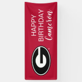 |誕生日ジョージア大学 横断幕 (縦)