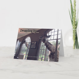 誕生日ジラフェス カード