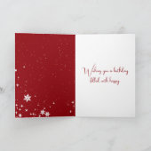 誕生日ジンジャーキャット シーズンカード (内部)