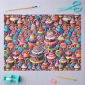 誕生日スイーツ 薄葉紙 (クラフト)