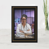 誕生日スウィートフォトカスタム カード (正面)