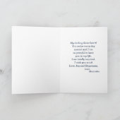 誕生日スウィートフォトカスタム カード (内部)