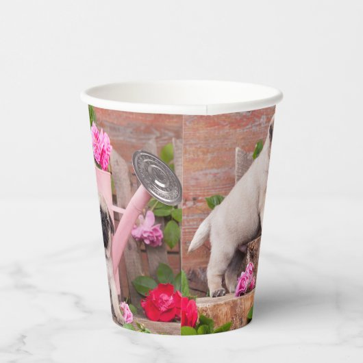 誕生日スウィートベビープグフローラパーティー 紙コップ (右)