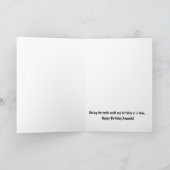 誕生日スクエアルート演算先生クイーン誕生日 カード (内部)