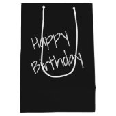 誕生日スクラッフィー横丁 ミディアムペーパーバッグ (裏面)