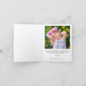 誕生日スクリプトの写真 サンキューカード (内部)