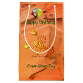 誕生日スコーピオン10月23日 – 11月21日) スモールペーパーバッグ (正面)