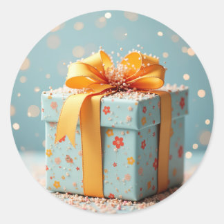 誕生日スタンプ ラウンドシール