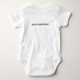 "誕生日スター祝:スタイル" ベビーボディスーツ
