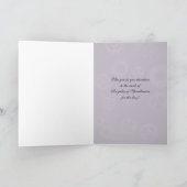 誕生日スチームパンク、コグ、ギア、紫王室の色 カード (内部)