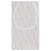 誕生日スティックガールとワイン スモールペーパーバッグ (裏面)