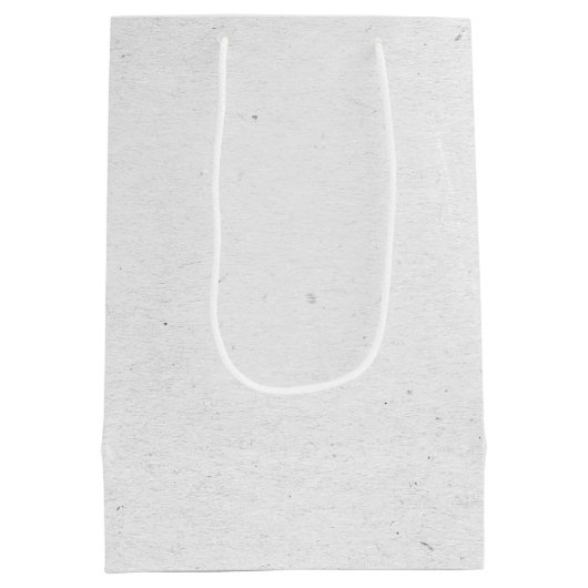 誕生日スティックガールデイジー ミディアムペーパーバッグ (裏面)