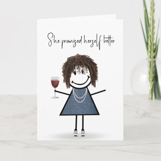 誕生日スティックスニーカー付きフィギュア カード (正面)