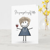 誕生日スティックスニーカー付きフィギュア カード (黄色い花)