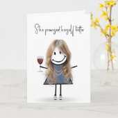 誕生日スティックスニーカー付きフィギュア カード (黄色い花)