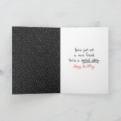 誕生日スティックスフィギュアGirl for Friend カード (内部)