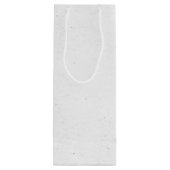 誕生日スティックフィギュア少女と赤ワイングラス ワインギフトバッグ (裏面)