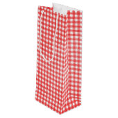 誕生日スティックフィギュア赤ワインの女の子 ワインギフトバッグ (裏面アングル)