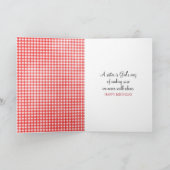 誕生日スティック女子シスター カード (内部)