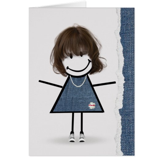 誕生日スティック女子スニーカー (正面)