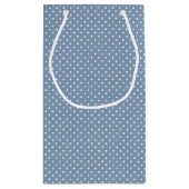 誕生日スティック毛玉の女の子 スモールペーパーバッグ (裏面)