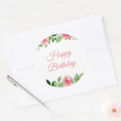 誕生日ステッカー ラウンドシール (封筒)