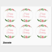 誕生日ステッカー ラウンドシール (シート)