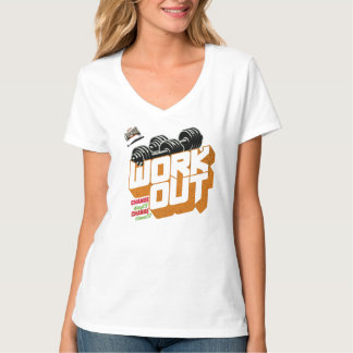 "誕生日ストロング🎂💪ジム恋人の女性の" Tシャツ