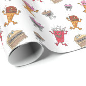 誕生日スナック攻撃ギフトラッピング紙 ラッピングペーパー (ロールコーナー)