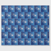 誕生日スパーカーズオンブルー ラッピングペーパー (フラット)