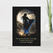 誕生日スピリチュアル形而上学的ムーンウィズボヘミア カード (正面)